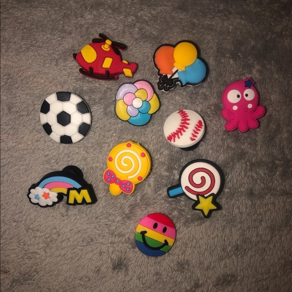Pack of 10 Jibbitz For Crocs